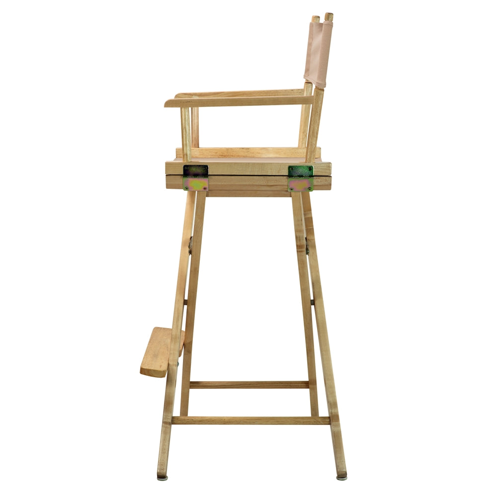 30'' Director's Chair Natural Frame-Tan Canvas - Casual Home
