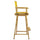 30'' Director's Chair Natural Frame-Gold Canvas - Casual Home