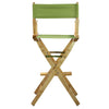 30'' Director's Chair Natural Frame-Lime Green Canvas - Casual Home