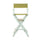 30'' Director's Chair White Frame-Olive Canvas - Casual Home