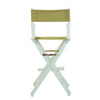 30'' Director's Chair White Frame-Olive Canvas - Casual Home