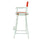 30'' Director's Chair White Frame-Red Canvas - Casual Home