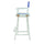 30'' Director's Chair White Frame-Royal Blue Canvas - Casual Home