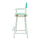 30'' Director's Chair White Frame-Teal Canvas - Casual Home
