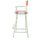 30'' Director's Chair White Frame-Orange Canvas - Casual Home