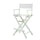 30'' Director's Chair White Frame-White Canvas - Casual Home