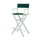 30'' Director's Chair White Frame-Hunter Green Canvas - Casual Home
