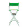 30'' Director's Chair White Frame-Green Canvas - Casual Home
