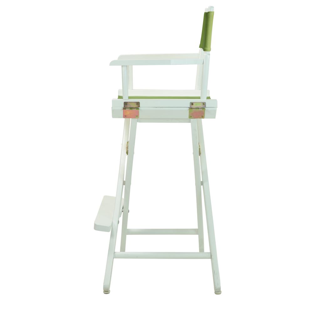 30'' Director's Chair White Frame-Lime Green Canvas - Casual Home