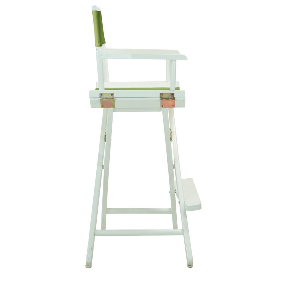 30'' Director's Chair White Frame-Lime Green Canvas - Casual Home