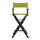 30'' Director's Chair Black Frame-Olive Canvas - Casual Home