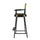 30'' Director's Chair Black Frame-Olive Canvas - Casual Home