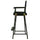 30'' Director's Chair Black Frame-Navy Blue Canvas - Casual Home