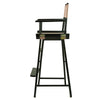 30'' Director's Chair Black Frame-Tan Canvas - Casual Home