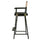 30'' Director's Chair Black Frame-Tan Canvas - Casual Home