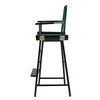 30'' Director's Chair Black Frame-Hunter Green Canvas - Casual Home