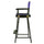 30'' Director's Chair Black Frame-Purple Canvas - Casual Home