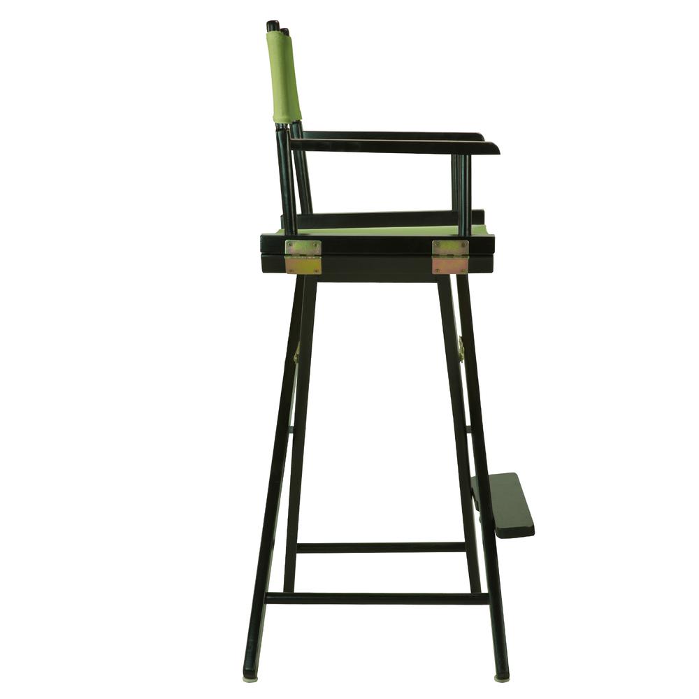 30'' Director's Chair Black Frame-Lime Green Canvas - Casual Home