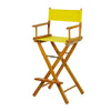 30'' Director's Chair Honey Oak Frame-Yellow Canvas - Casual Home