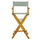 30'' Director's Chair Honey Oak Frame-Gray Canvas - Casual Home