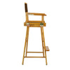 30'' Director's Chair Honey Oak Frame-Brown Canvas - Casual Home