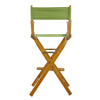 30'' Director's Chair Honey Oak Frame-Lime Green Canvas - Casual Home