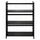 Montego 3-Shelf Folding Bookcase -Black - Casual Home
