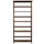 Mission Style 5-Shelf  Bookcase-Walnut - Casual Home