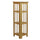 4-Shelf Corner Folding Bookcase-Natural - Casual Home