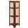 4-Shelf Corner Folding Bookcase-Honey Oak - Casual Home