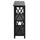Montego 3-Shelf Bookcase-Black - Casual Home