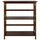 Montego 3-Shelf Bookcase-Walnut - Casual Home