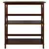 Montego 3-Shelf Bookcase-Walnut - Casual Home