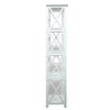 Montego 5-Shelf Bookcase-White - Casual Home