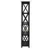 Montego 5-Shelf Bookcase-Espresso - Casual Home