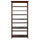 Montego 5-Shelf Bookcase-Walnut - Casual Home
