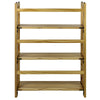 3-Shelf Folding Stackable Bookcase 27.5'' Wide-Natural - Casual Home
