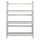 3-Shelf Folding Stackable Bookcase 27.5'' Wide-White - Casual Home