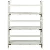 3-Shelf Folding Stackable Bookcase 27.5'' Wide-White - Casual Home