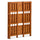 3-Shelf Folding Stackable Bookcase 27.5'' Wide - Chestnut - Casual Home
