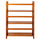 3-Shelf Folding Stackable Bookcase 27.5'' Wide-Honey Oak - Casual Home