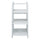 3-Shelf Folding Bookcase 14'' Wide-White - Casual Home