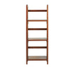 3-Shelf Folding Bookcase 14'' Wide-Mahogany - Casual Home
