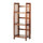3-Shelf Folding Bookcase 14'' Wide-Mahogany - Casual Home