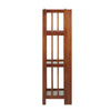 3-Shelf Folding Bookcase 14'' Wide-Mahogany - Casual Home