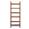 3-Shelf Folding Bookcase 14'' Wide-Mahogany - Casual Home
