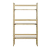 3-Shelf Folding Student Bookcase 20.75'' Wide-Natural - Casual Home
