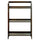 Stratford 3-Shelf Folding Bookcase-Warm Brown - Casual Home