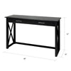 Bay View Console Table-Black - Casual Home