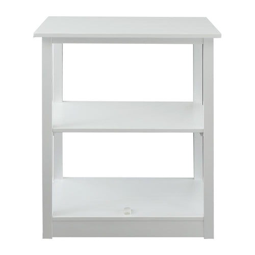 Adams 3-Shelf Bookcase with Concealed Sliding Track, Concealment Furniture - Casual Home